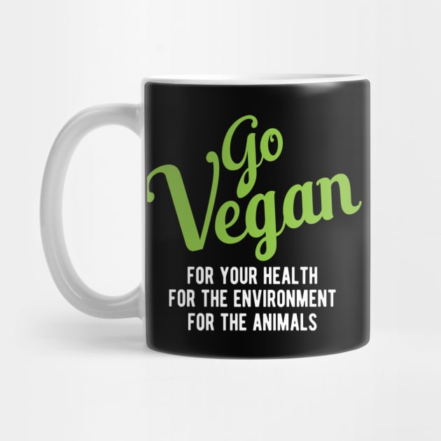 Vegetarian - Go vegan for your health for your environment for the animals by KC Happy Shop